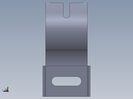 钣金圆支架右视缩略图