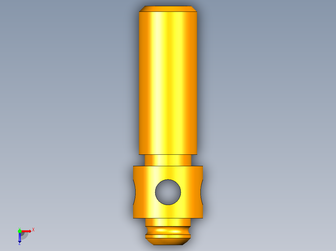 ug制作的千斤顶模型俯视图
