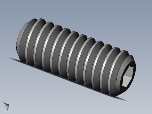 DIN 913-ISO 4026 固定螺钉-M2 L=5.SLDPRT
