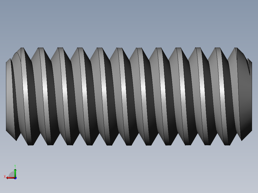 DIN 913-ISO 4026 固定螺钉-M2 L=5.SLDPRT后视图