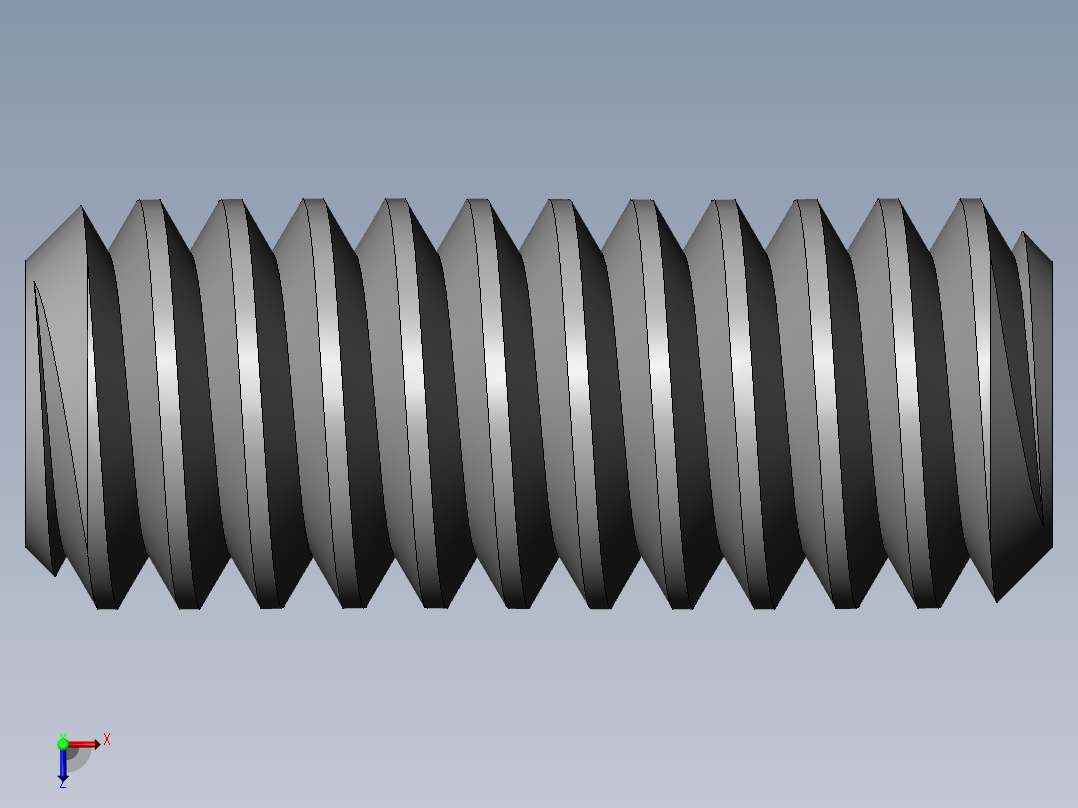 DIN 913-ISO 4026 固定螺钉-M2 L=5.SLDPRT俯视图