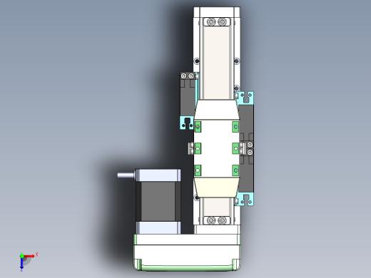 GTH内嵌丝杆全封闭GTH4-BR-42步进俯视缩略图