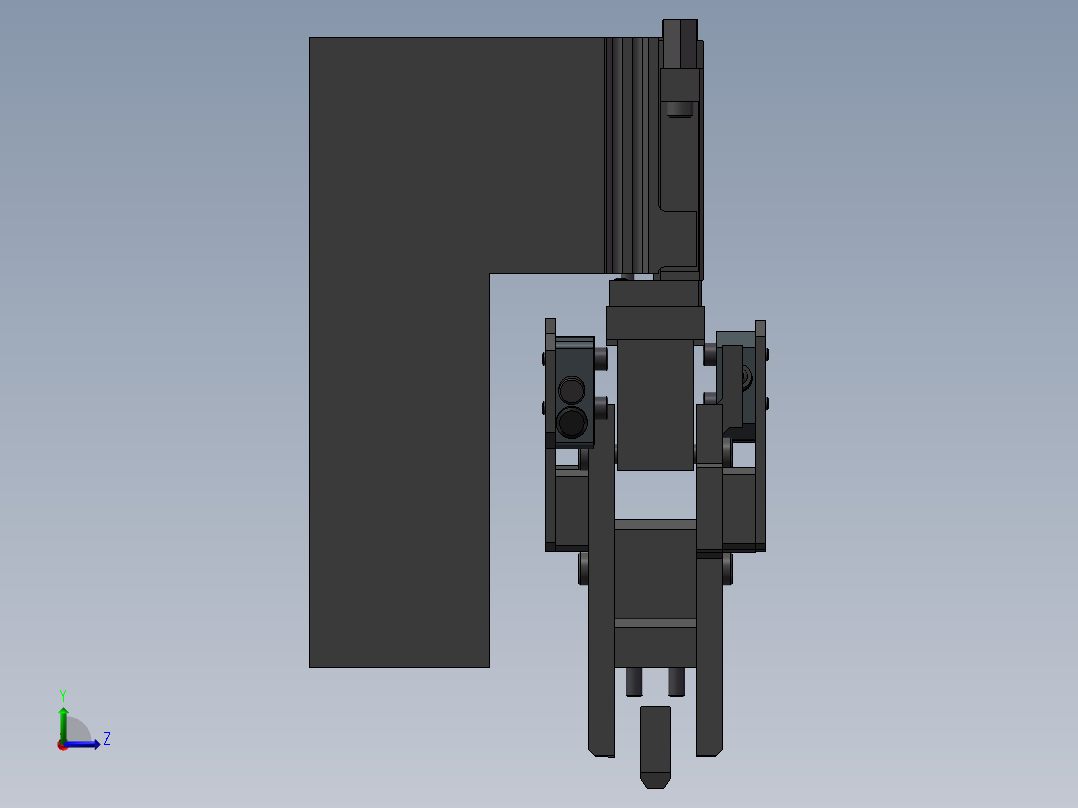 碳刷导线检查左视图