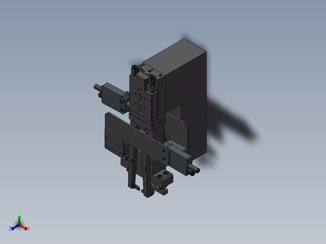 碳刷导线检查正等轴测图