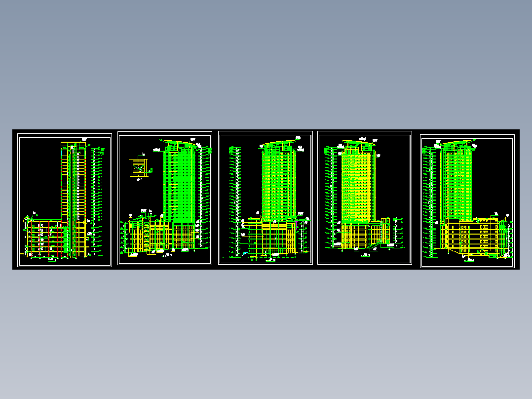 某高层建施图纸全套