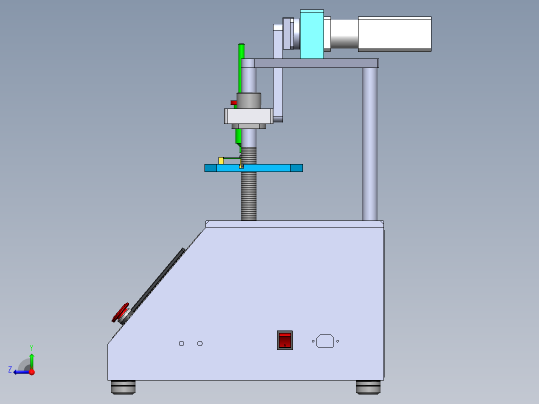 开关耐久性测试试验机sw20右视图