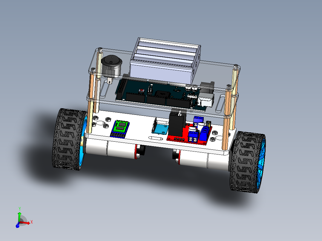 自平衡两轮编程小车sw21可编辑