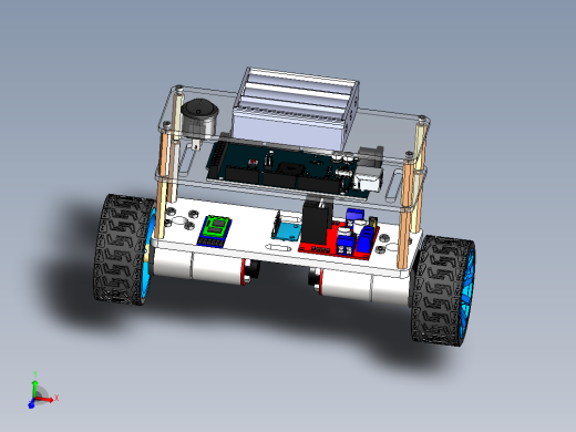 自平衡两轮编程小车sw21可编辑