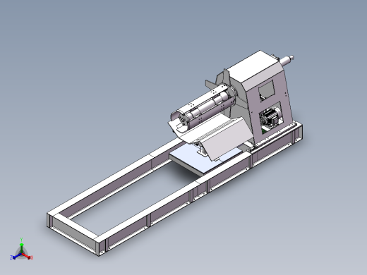 斜器张紧开卷机sw18