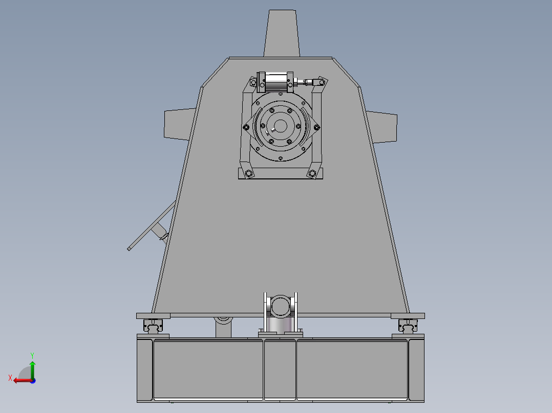 斜器张紧开卷机sw18后视图