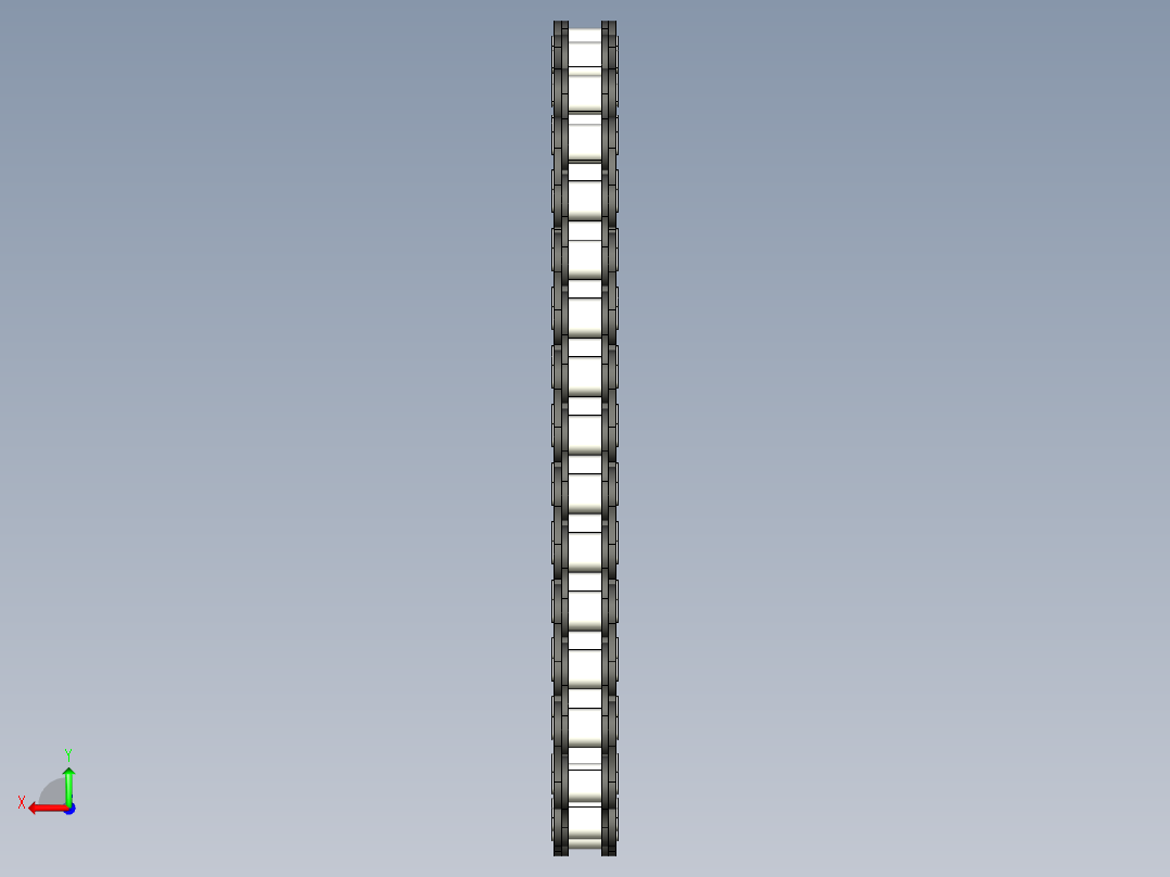 CATIA链条三维图后视图