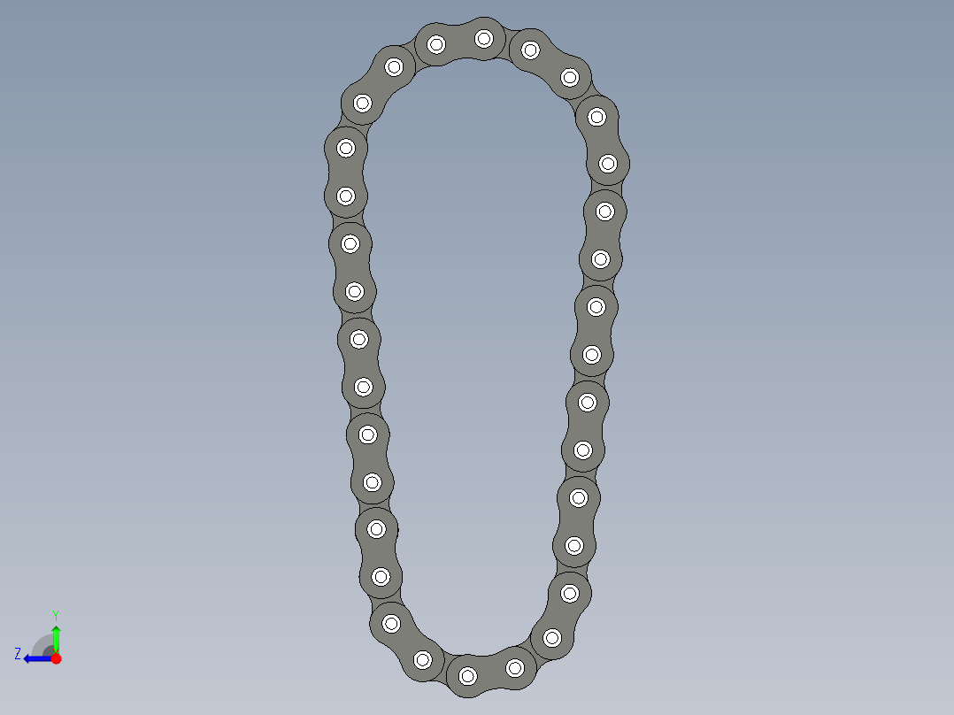 CATIA链条三维图右视图