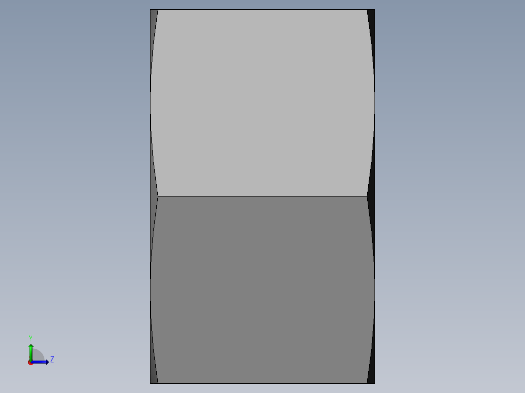 六角螺母C级M30左视图