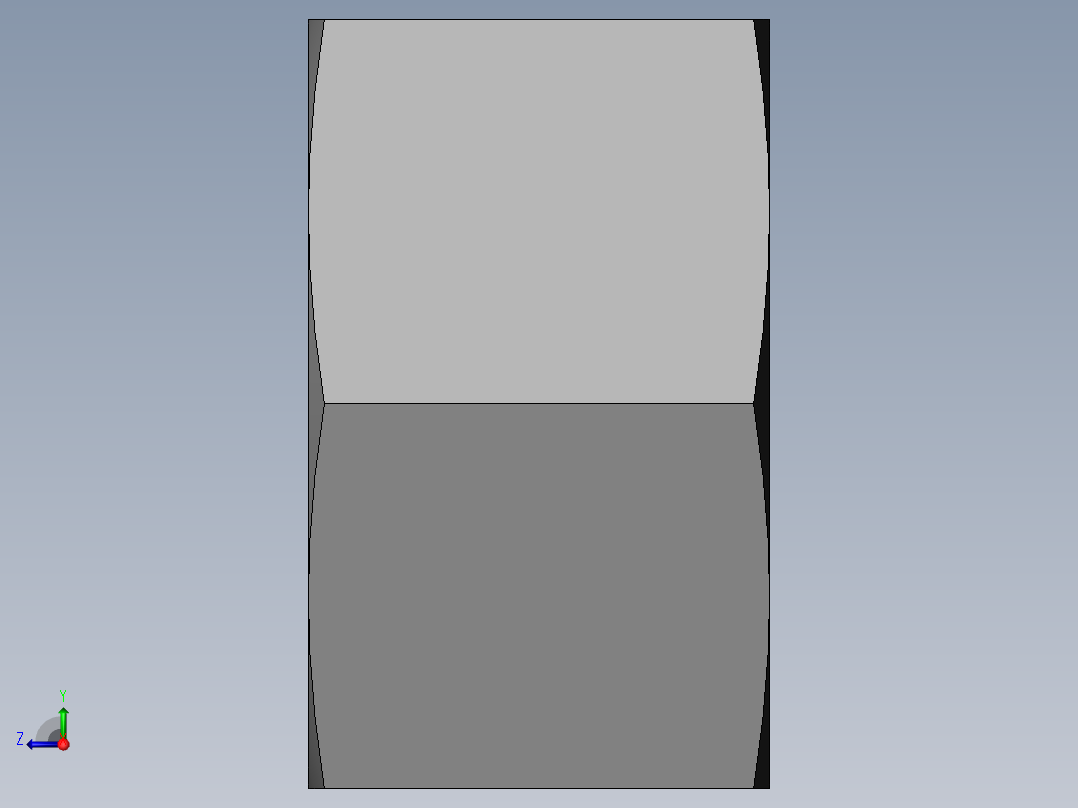 六角螺母C级M30右视图