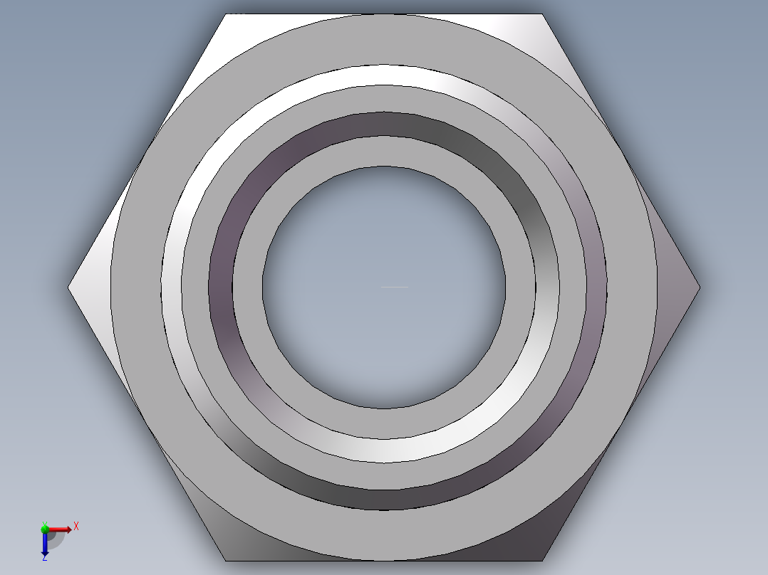 公制螺纹ED密封、1CM-22WD俯视图