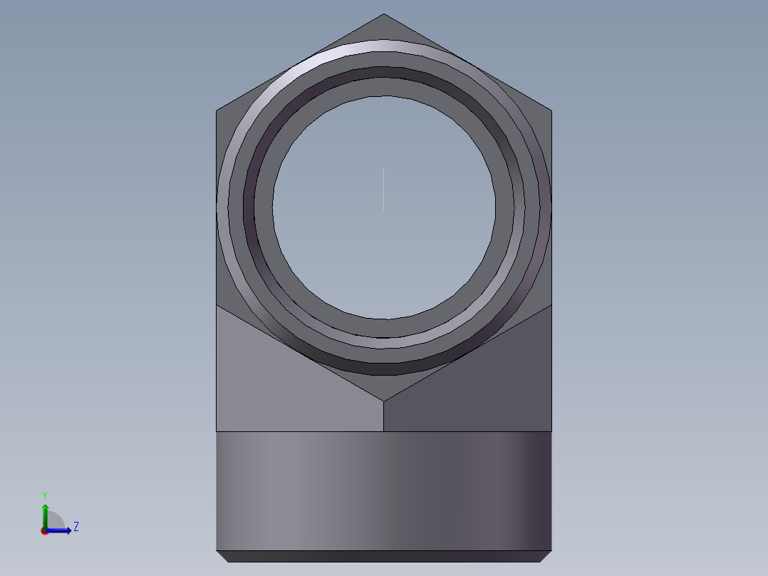 AC+AD 三通接头 T、AC-36左视图