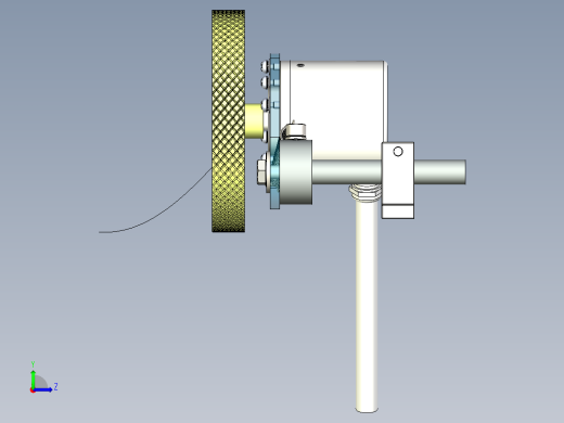 编码器支架左视缩略图