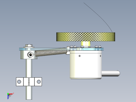 编码器支架俯视缩略图