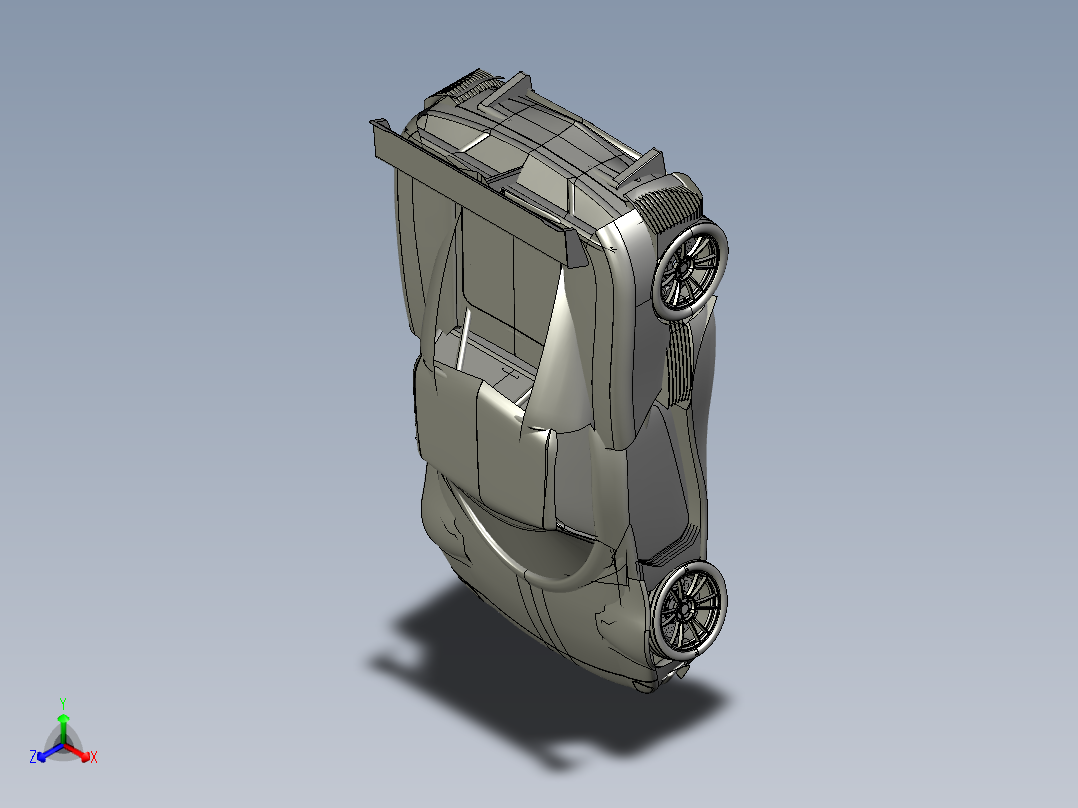 A2004345-Riah1跑车正等轴测图