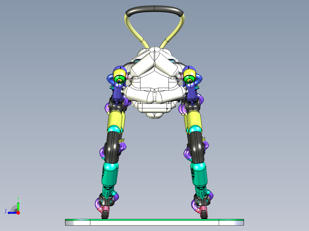 SL_ST 四只小狗右视图