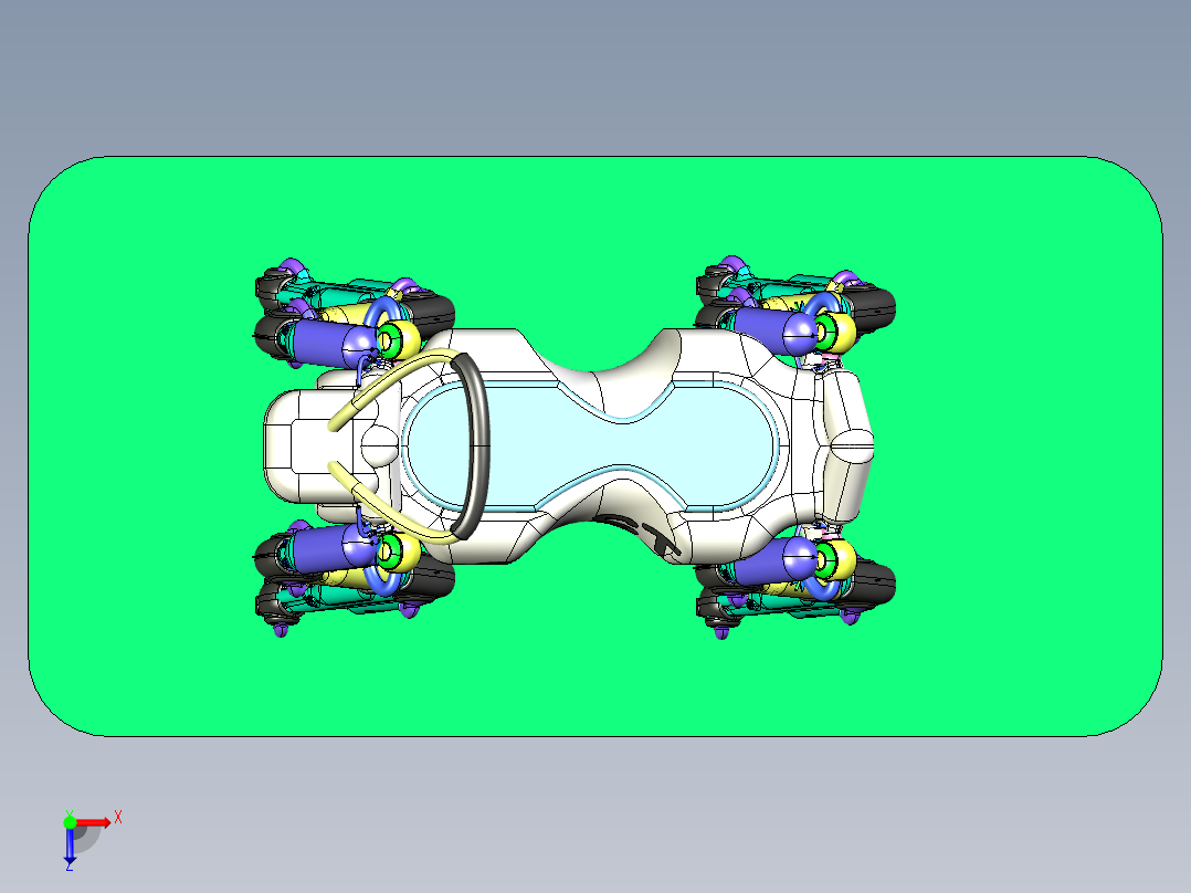 SL_ST 四只小狗俯视图