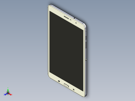 B2005264-三星 Galaxy Tab Pro 8.4平板电脑正等轴测缩略图