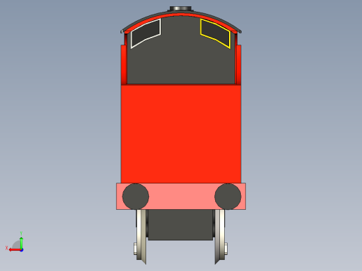 托马斯james-from-thomas-and-friends-模型格式为 -stp后视缩略图