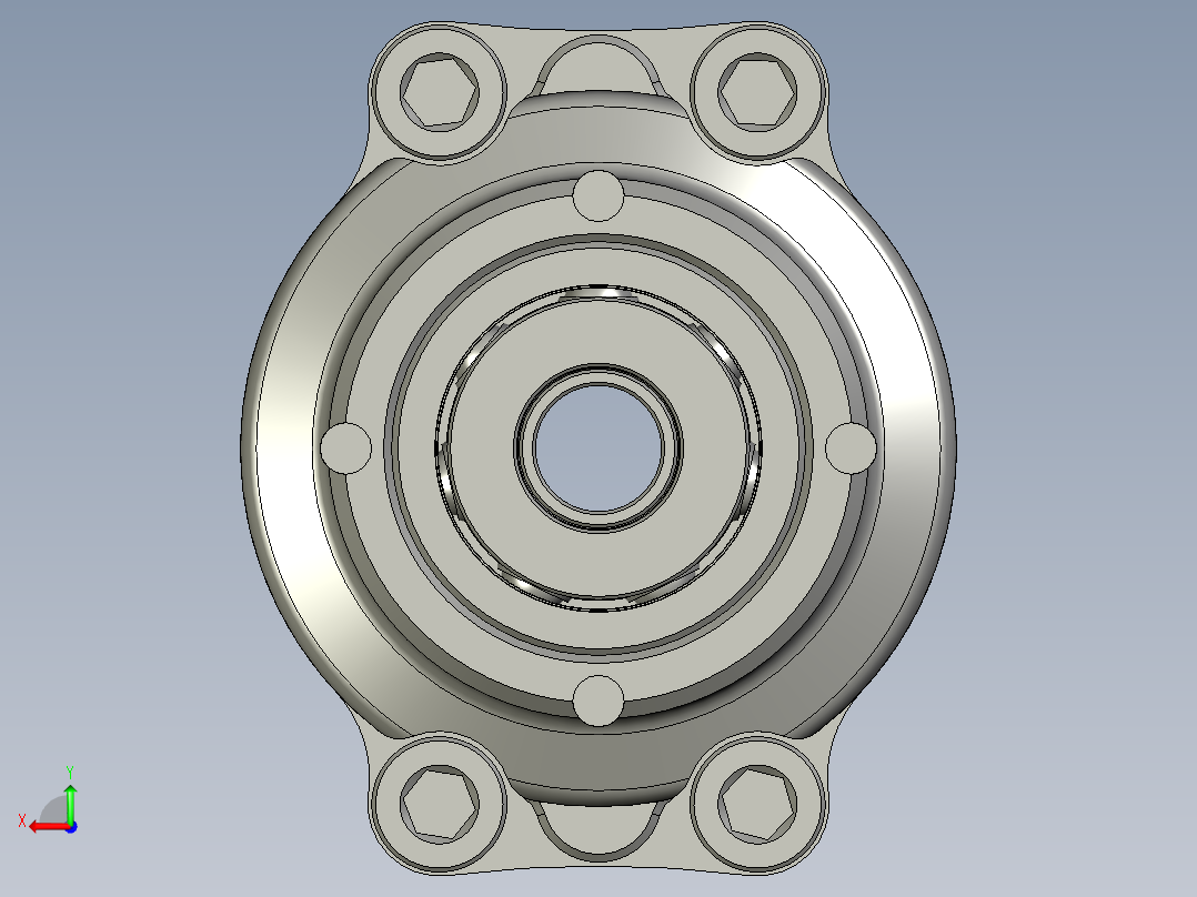 重复 2812 甲壳虫轮毂电机后视图