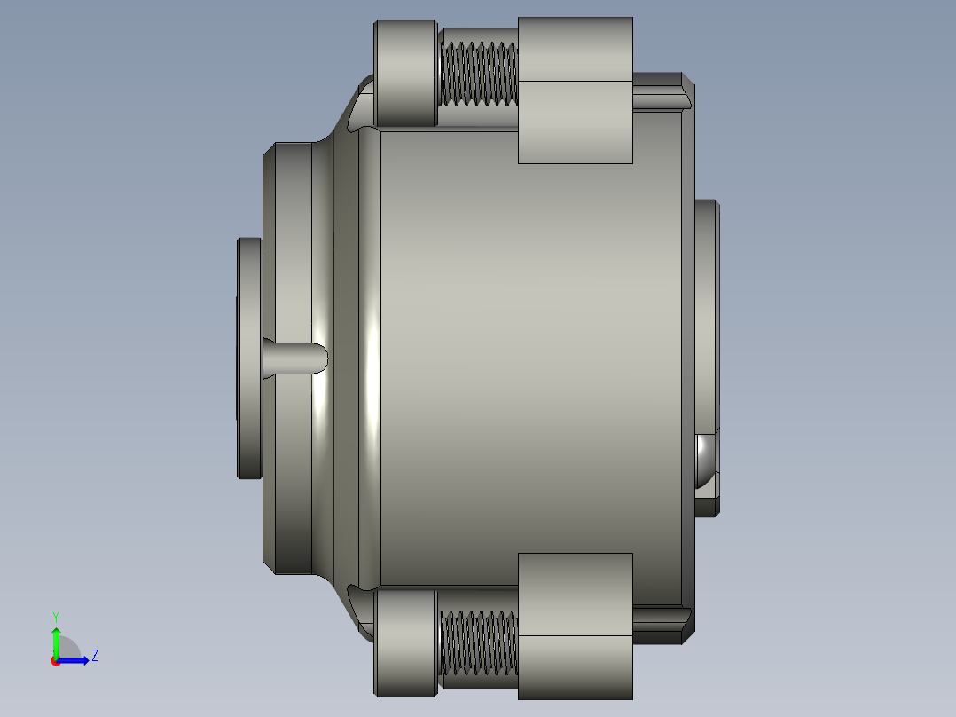 重复 2812 甲壳虫轮毂电机左视图