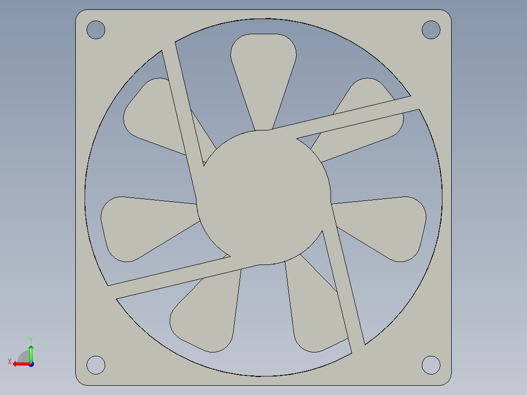 下机架9090排风扇(终极后视图