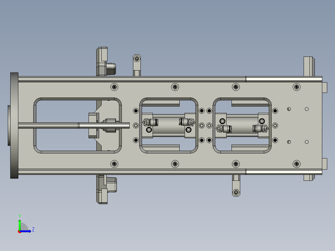 取件手抓亚德客左视图