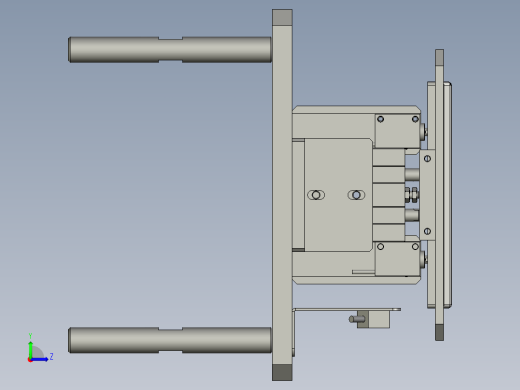 顶升组件左视缩略图