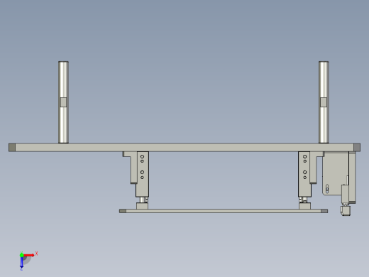 顶升组件俯视缩略图