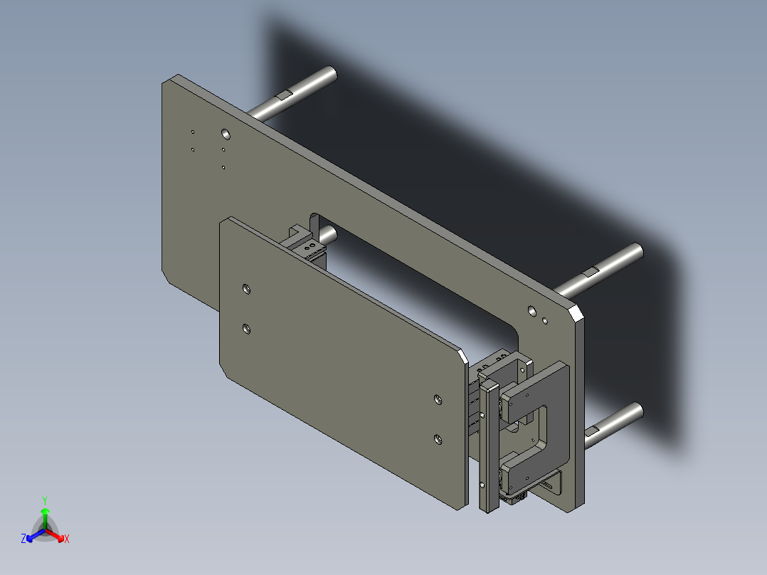 顶升组件正等轴测图