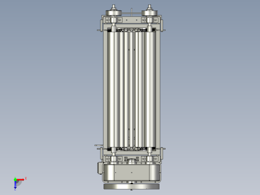 卷染机卷布辊蒸汽加热装置俯视缩略图