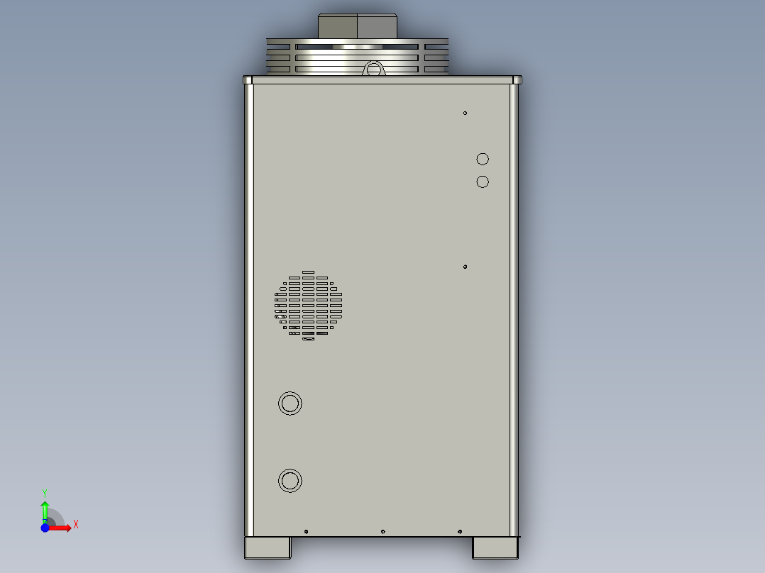 液压站冷油机组前视图