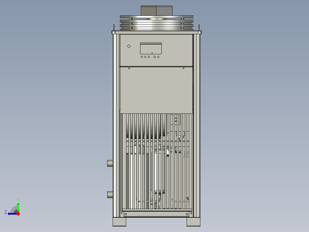 液压站冷油机组右视图