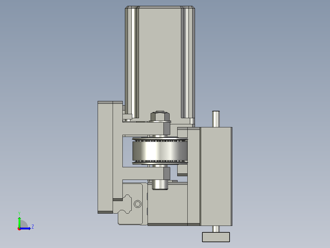 取料机械手总成-1左视图