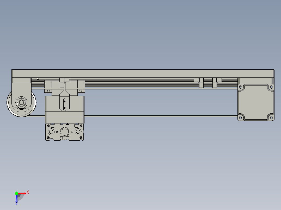 取料机械手总成-1俯视图