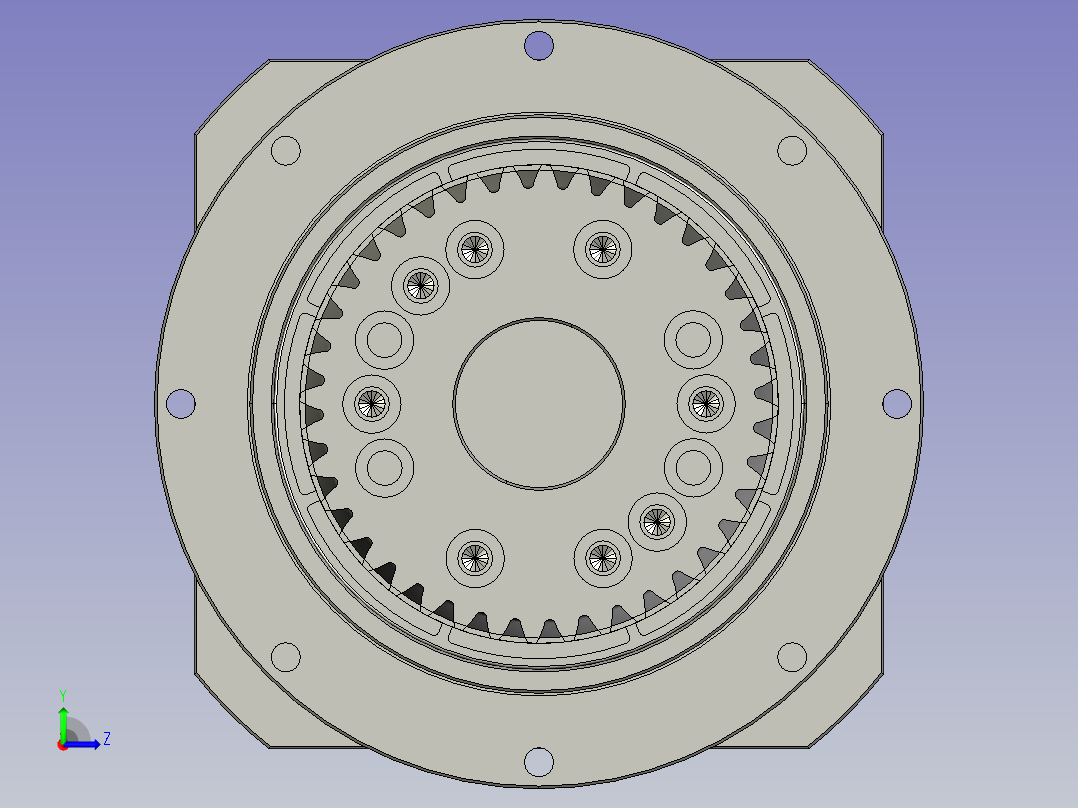 Y-FKD110-L1-22-110-145-M8-M2Z40(与电机轴不配)左视图