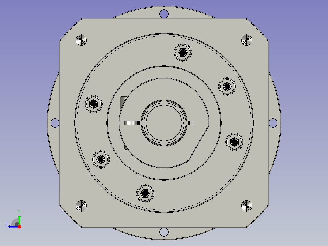 Y-FKD110-L1-22-110-145-M8-M2Z40(与电机轴不配)右视图
