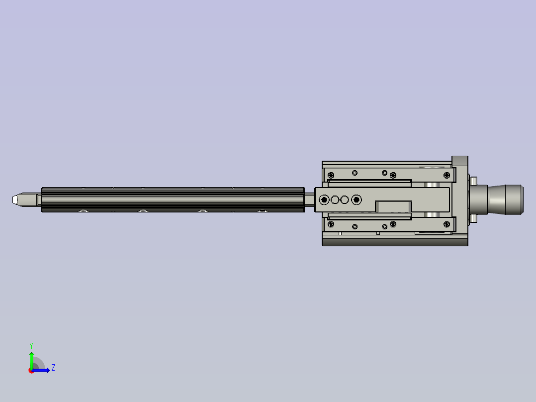 YWP200K4-02-01K-00卷针组件左视图