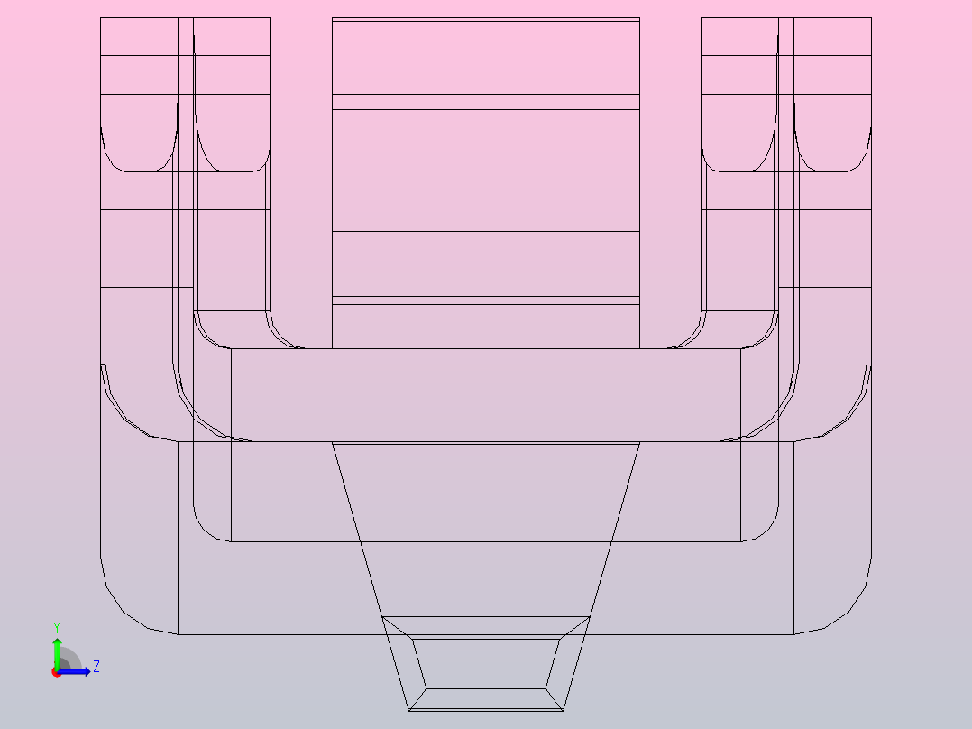 接线端子jst-ghr-terminal-1 1 STP左视图