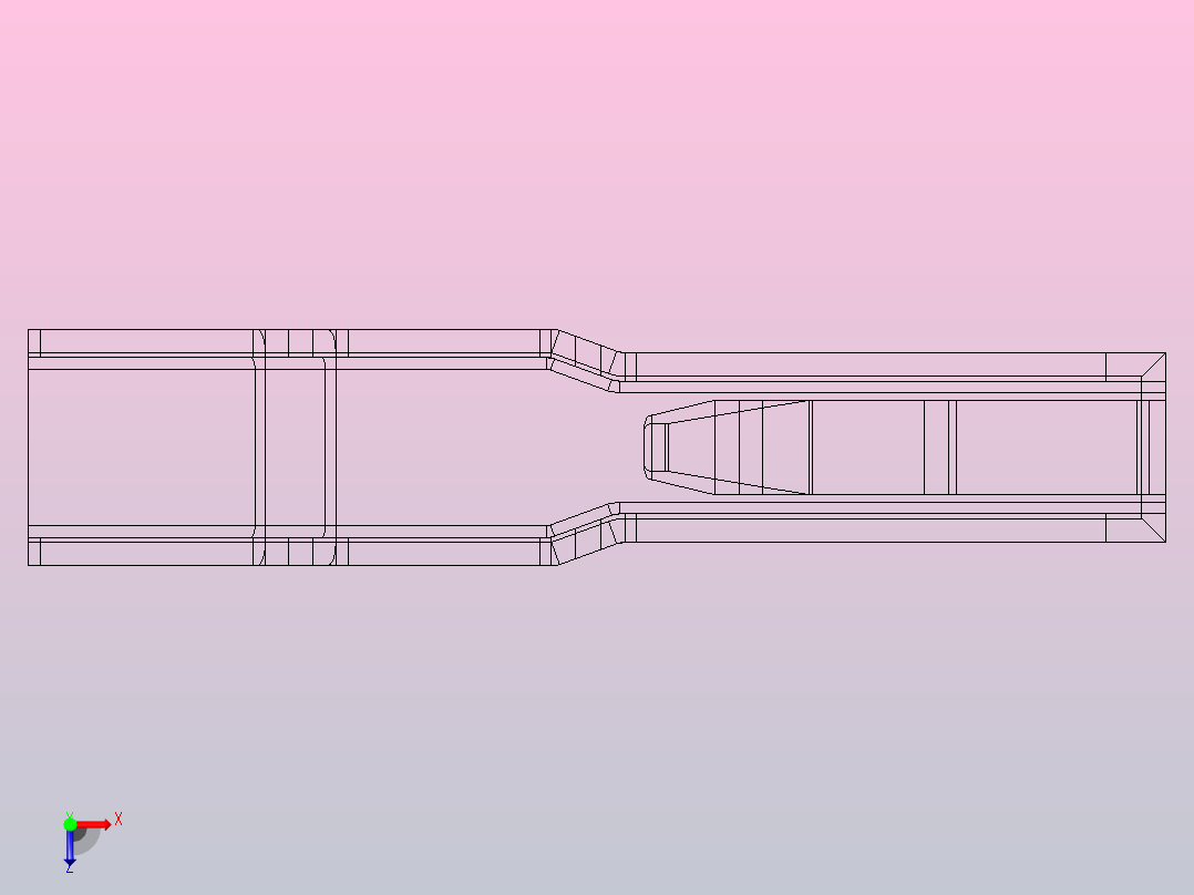 接线端子jst-ghr-terminal-1 1 STP俯视图
