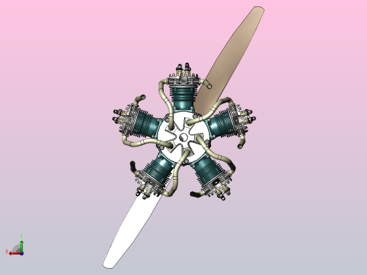 飞机引擎后视缩略图