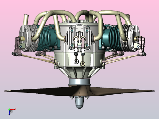 飞机引擎俯视缩略图