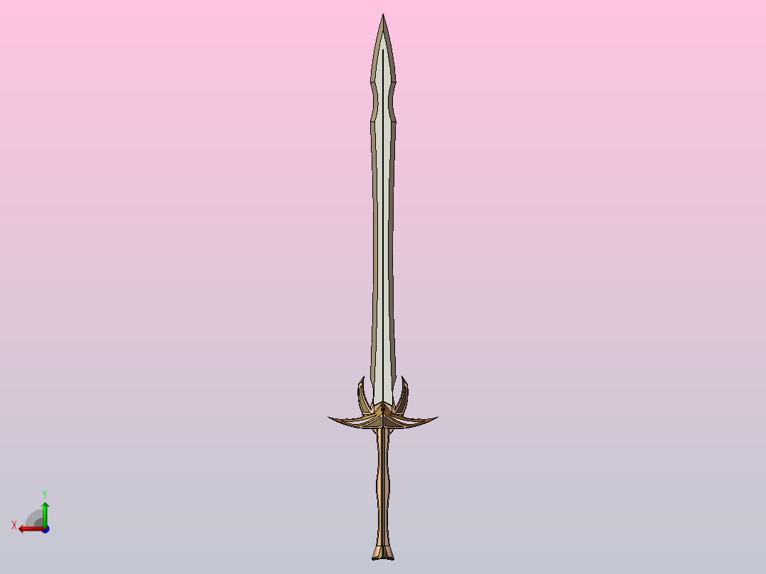 精灵之剑后视图