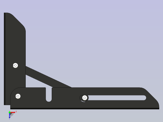 可折叠支撑支架俯视缩略图