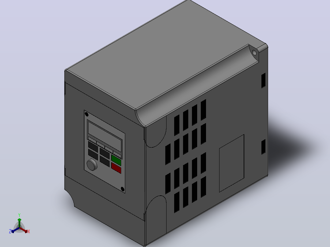 DZB200M迷你型变频器[DZB200M0005L2]，主视图