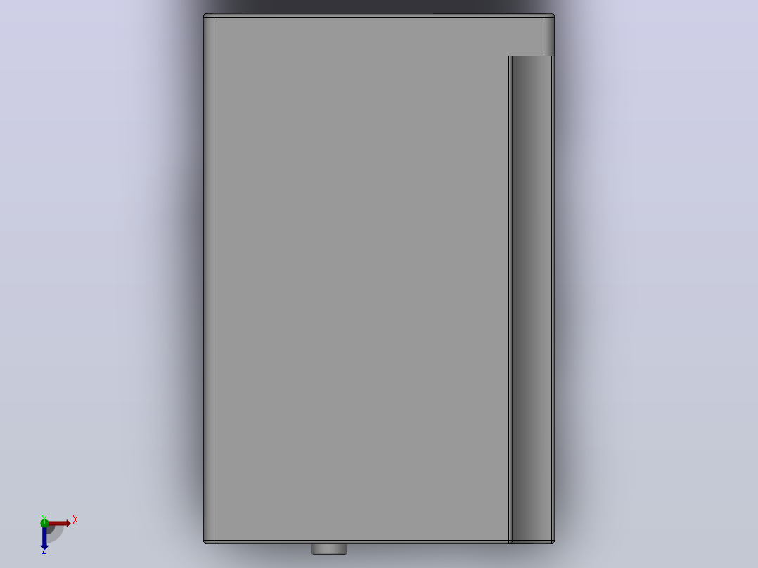 DZB200M迷你型变频器[DZB200M0005L2]，俯视图